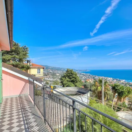 Apartmán Palms - Sea View Terrace And Parking - Happy